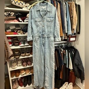 Zara denim jumpsuit